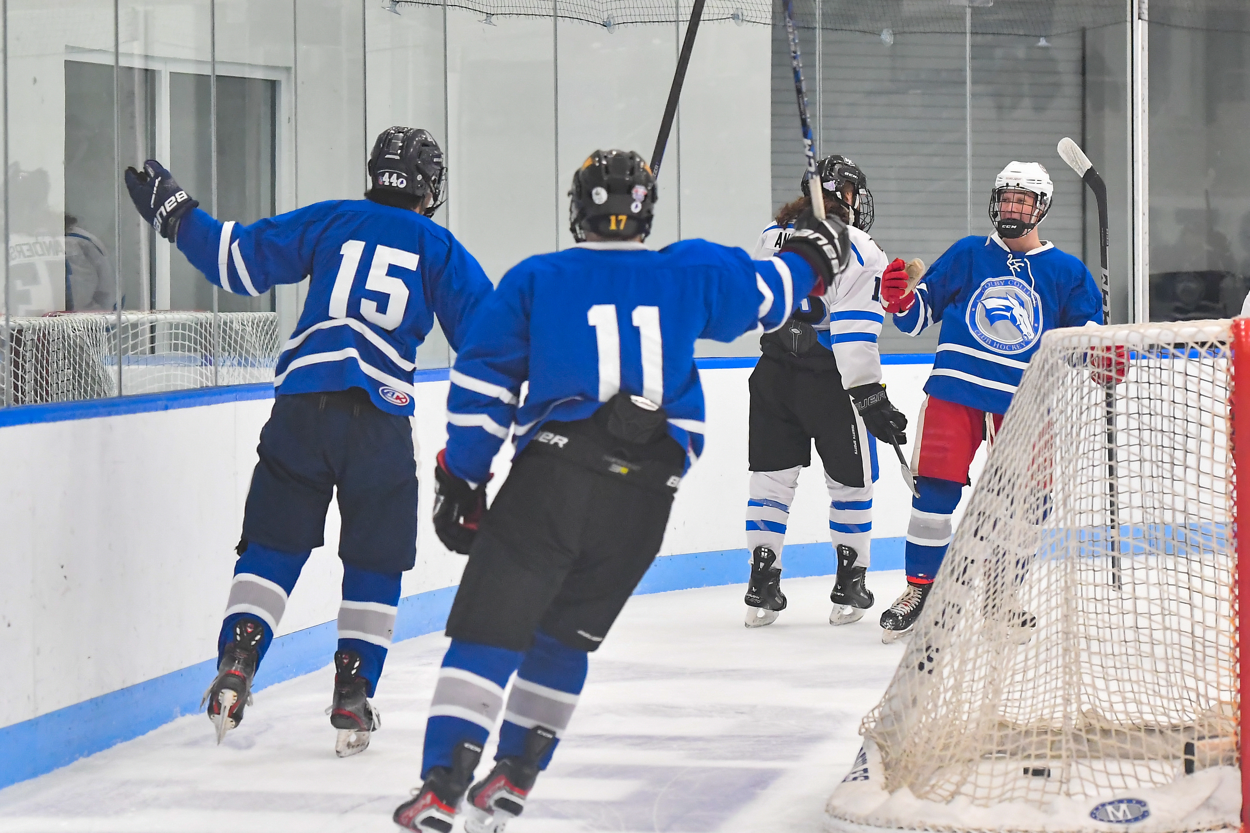 Colby Club Hockey Action Shot